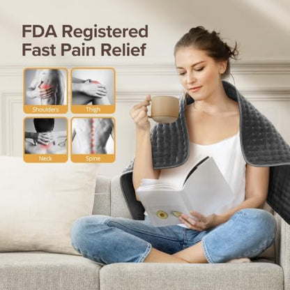 Heating Pad for Back and Cramps, FSA Eligible HSA Large Heat Pads, 17"x33"