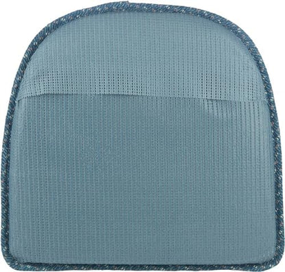 Klear Vu Raindrop The Gripper Non Slip Chair Cushions, Soft & Comfortable Seat Pad, Sitting Pillow for Kitchen, Dining or Office, 8 Count (Pack of 1), Wedge