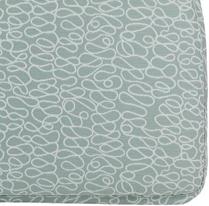 Klear Vu Raindrop The Gripper Non Slip Chair Cushions, Soft & Comfortable Seat Pad, Sitting Pillow for Kitchen, Dining or Office, 2 Count (Pack of 1), Scribble Spa