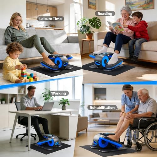 Under Desk Elliptical Leg Exerciser as Seen on TV Sitting for Senior