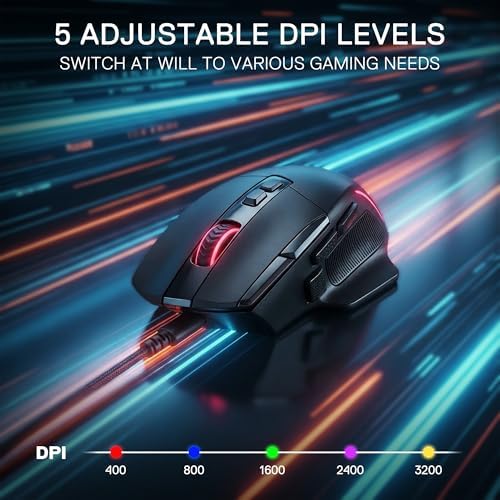 Redragon M925 Wired Optical Gaming Mouse 24000 DPI Remapping Keys