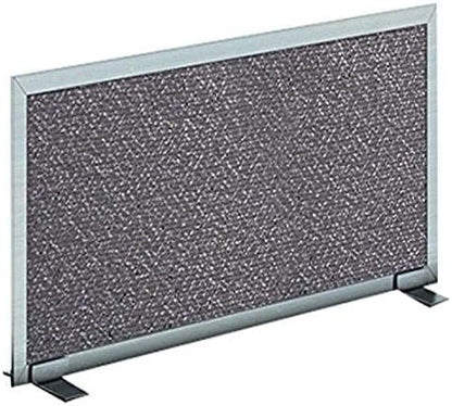 OBEX Acoustical Free Standing Privacy Screen, Cubicle Accessories Desk Privacy Panel, Desk Dividers for Office, Office Furniture Partitions Portable Sound Proof Dividers, 24" x 60", Graphite