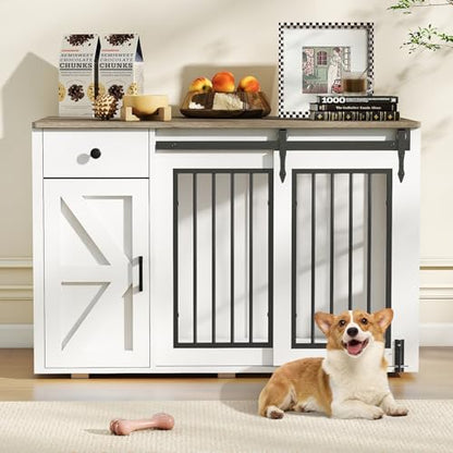 44" Dog Crate Furniture, Dog Kennel (44" Left Facing Door)