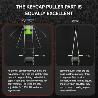 KEMOVE P10 2-in-1 Semi-Auto Switch & Keycap Puller for Mechanical Keyboard