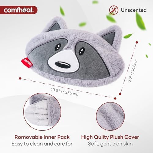 Raccoon Microwave Heating Pad for Pain Relief, Moist Heat Pack