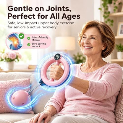 Infinity Arm Hoop,Rotating Wrist and Forearm Trainer with Digital