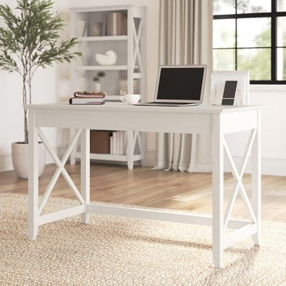 Key West 48W Writing Desk in Linen White Oak