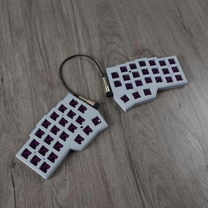 YMDK Split Keyboard Corne V4.1 46 Keys Ergonomic Hotswappable 40% Layout 3D PLA RGB QMK Vial All Key Programmable Mini Independent Gaming Keyboard Kit
