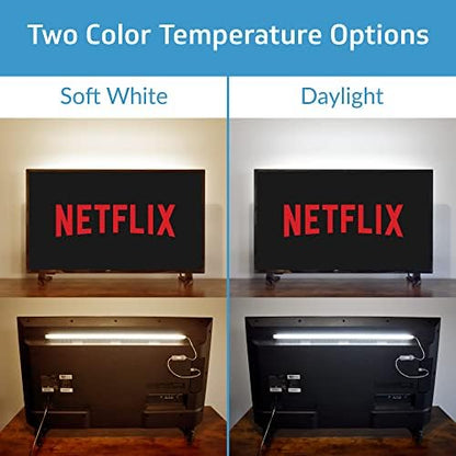 TrueColor USB LED Under Cabinet Light Bar, Frosted Cover, 12 in, Soft White