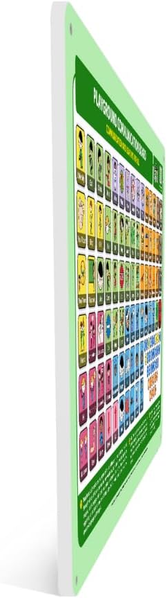Outdoor Rated Plastic School Playground Communication Board - Weather-Proof Inclusive Communication Aid for Autism & Inclusive Play
