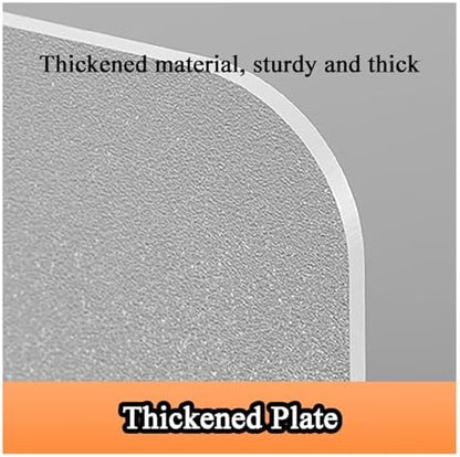 Portable Frosted Acrylic Desk Divider - Free Standing Privacy Panel for Office & Home - Student Test Shield, Desktop Privacy Screen, Noise Reduction, Workstation Privacy Solution