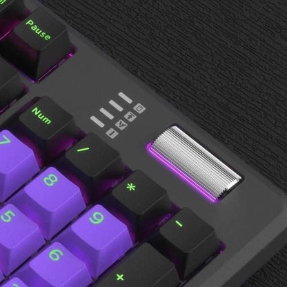 Ergonomic Mechanical Keyboard Split Keyboard Wireless with RGB Backlight, Wrist Rest, Rechargeable, 3-Pin Hot Swappable, Control Knob, 2.4 GHz/Bluetooth/USB-C Wired for Win Mac PC