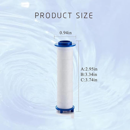 10/20 Pcs Ion Drops Shower Head Filters, Showerhead Filters, PP Cotton Replacement Cartridge, Suitable for Various Specifications of Shower Heads (A20*pc, 2.95 * 0.94 In)