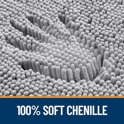 Bathroom Rugs 30x20, Extra Soft Absorbent Chenille Bath Rugs
