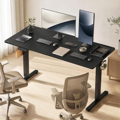 Electric Standing Desk,48in for Home,Office,Gaming,Black