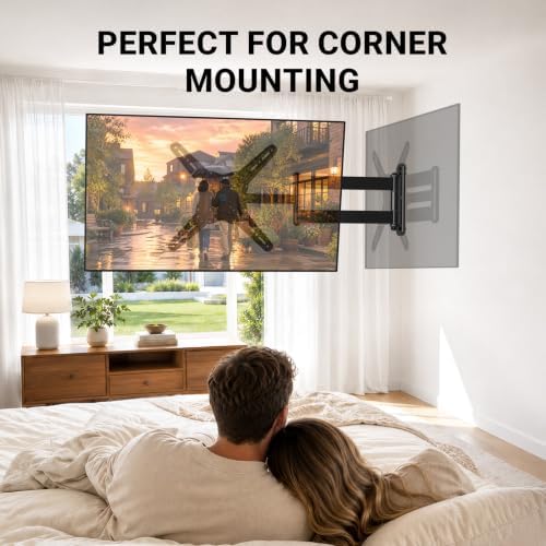 Pipishell 30" Long Arm TV Wall Mount for 32–65" TVs, Max VESA 400x400mm