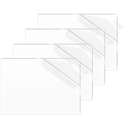 4 Pack 24x36 Inch Acrylic Sheet 1/8" Thick, Cast Acrylic Sheet, Clear Plexiglass Sheets, for Craft Projects, Display Cases, Signs, Photo Frame