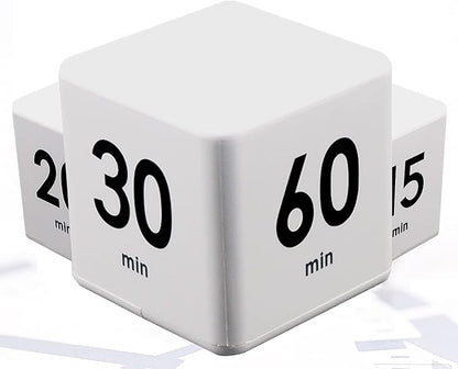 JOYIT Cube Timer - 15, 20, 30 and 60 Minutes Countdown Timer for Kitchen, Outdoor and Workout