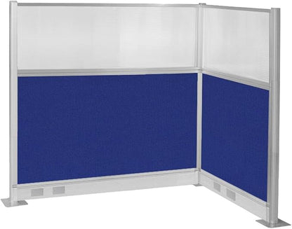 Versare Pre-Configured Hush Panel Electric Cubicle | Workstation Divider Walls | Cubicle Privacy Panels | Office Partition Walls