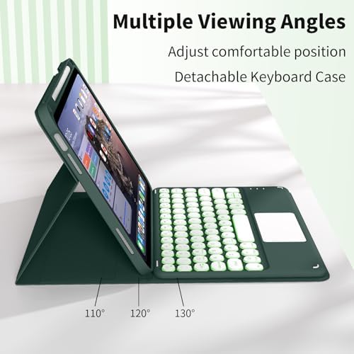 JKSML for iPad(A16) 11th/10th Generation Case with Keyboard,Backlight