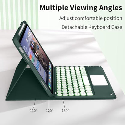 JKSML for iPad(A16) 11th/10th Generation Case with Keyboard,Backlight
