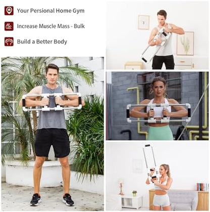 GoFitness Push Down Bar - Chest Workout Equipment for Home Gym