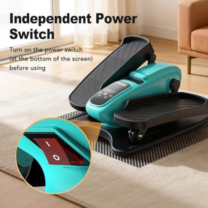 Under Desk Elliptical Leg Exerciser While Sitting for Seniors