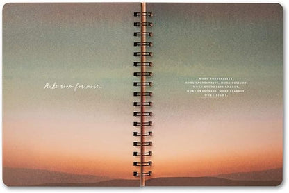 Compendium Spiral Notebook - You are here. Now, everything is possible. — A Designer Spiral Notebook with 192 Lined Pages, College Ruled, 7.0”W x 9.25”H