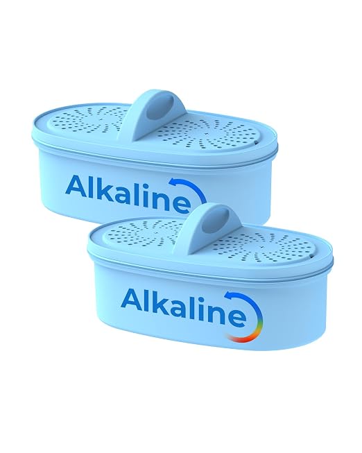 AQUA CREST PF-AL Alkaline Water Filter Replacement for Waterdrop® Pitchers | Replacement for Waterdrop® Pitcher and Dispenser & PF-AL Filter, Reduces PFOA/PFOS, Chlorine, Last Up to 100 Gallons, 2 Pack