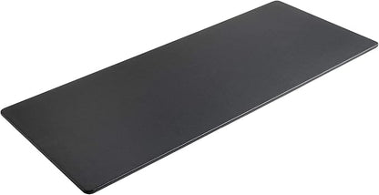 Black Leatherette 30" x 12.5" Keyboard/Mouse Desk Mat