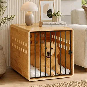 30 Inch Solid Wood Puppy Crates for Small Dogs Crate End Table
