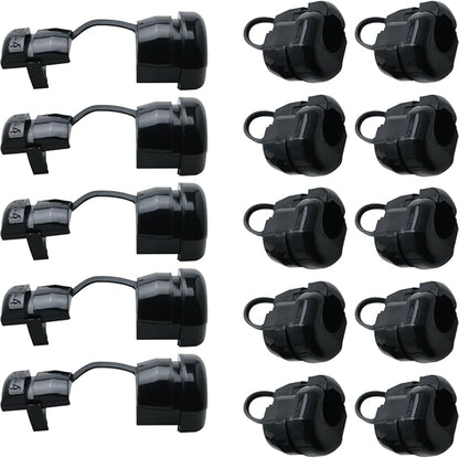 ZCZQC 15PCS Round Cable Release Sleeve Gaskets Round Stress Relief Sleeves Fixed Protection Wire Clips 6N-4
