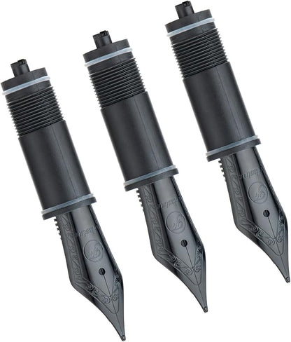 Asvine 3 PCS Fountain Pen Black Nib #6 Fine Nib V169, P20, P30 and V126