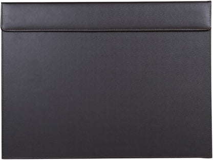 KINGFOM 18''x14'' Large Rectangle A3 Desk Writing & Drawing Desk Pad &Board Table Protector Mat with Paper Clip on Top Brown