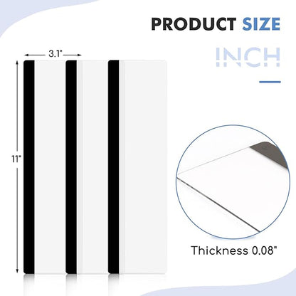 DOLLAR BOSS Monitor Memo Boards for Computers 3 Pcs Office Desk Accessories 11" x 3.1" Transparent Acrylic Monitor Side Panel Multifunction Message Board Screen Note Holder for Office Home Work Desk