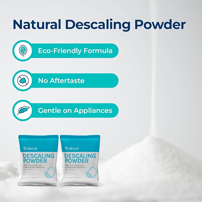 Bluevua Descaling Kit for RO100ROPOT-Lite & RO100ROPOT-Lite(UV) & RO100ROPOT-Travel Systems - Essential Maintenance for Optimal Water Quality