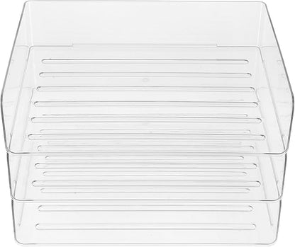 LIGHTAOTAO Stackable Desk Organizer Tray Paper Holder for Office File Storage and Document Sorting Practical Desktop Letter Tray for School and Home Use