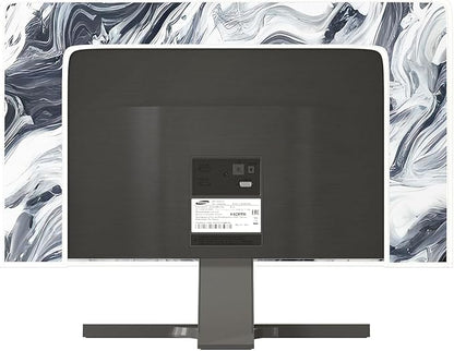 Baocicco Abstract Gray Marble Waterproof 75 Inch Television Cover Anti-Static Dustproof Protective Television Covers for TV Screen Abstract Modern TV Dust Cover for Home LED LCD OLED TVs