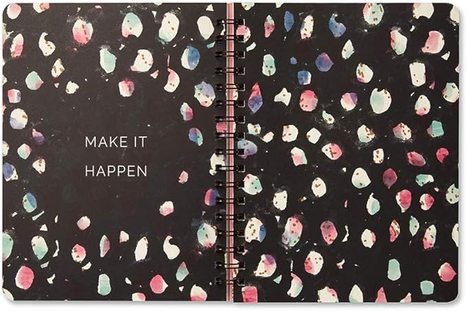 Compendium Spiral Notebook - Good Things Start Here — A Designer Spiral Notebook with 192 Lined Pages, College Ruled, 7.0”W x 9.25”H