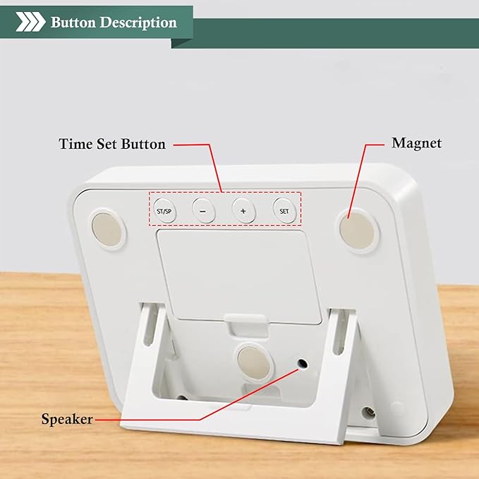 Digital Countdown Days Timer 9999-Days Electronic Timer for Vacation Retirement Wedding Lab, Large Display for Classroom Graduation,Study Fitness Count Down