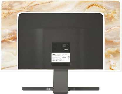 Baocicco Abstract Waterproof TV Screen Cover with Marble Design Aesthetic Television Covers for Xmas Decoration Anti-Static Dustproof Protective Cover for LED LCD OLED TVs 50, 51, 52 Inch