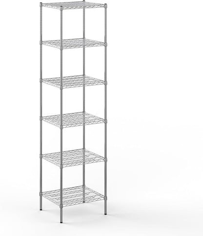 Regal Altair 21" Deep x 24" Wide x 96" Height Wire Shelving Kit | 6-Tier | NSF Commercial Storage Rack Unit
