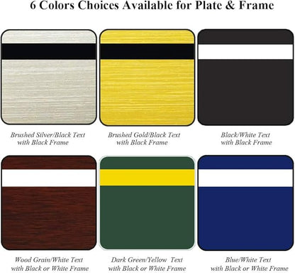 Custom Engraved Door Suite Wall Sign | Office Sign | Personalized Wall Plaque | Business Doctor Law Firm Home Office Cafe Shop | Up to 5 Text Lines | Adhesive Backed or Simple Keyhole Mounti (8" x 8")
