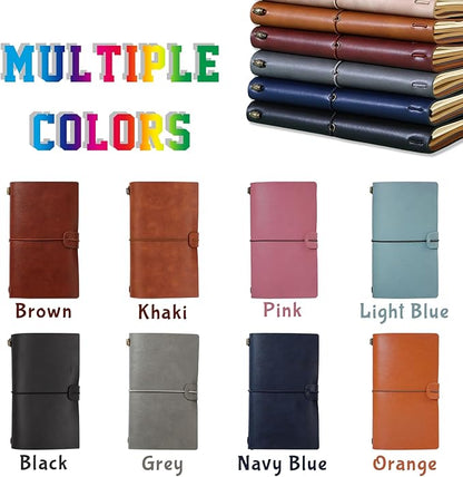 Bliver Personalized Leather Journal Custom Notebook Customized Engraved Journal Gift for Friends, Coworker,Graduation,Teacher
