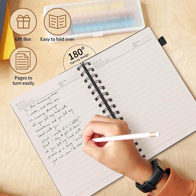 A5 Hardcover Spiral Notebook Tree of Life Journal Daily Journals for Writing Travel Notebooks Journal for Women Men 80GSM Paper Leather Spiral Journal,5.7"x8.3"（Spiral Tree -Purple)