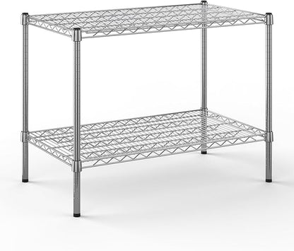 Regal Altair 21" Deep x 36" Wide x 27" Height Wire Shelving Kit | 2-Tier | NSF Commercial Storage Rack Unit