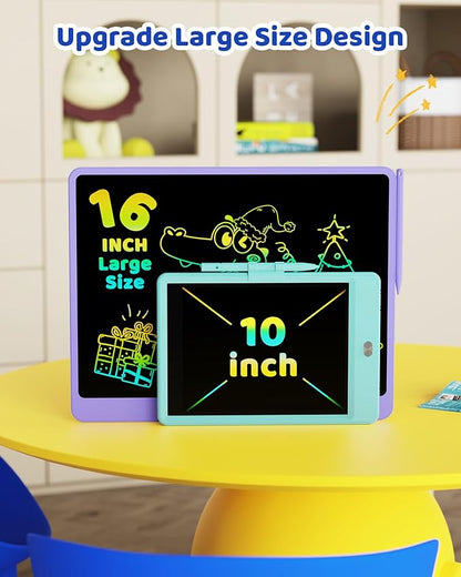 KOKODI LCD Writing Tablet for Kids 16 Inch Colorful Doodle Board, Electronic Drawing Tablet Drawing Pad for Kids, Educational and Learning Kids Toys Gifts for 3 4 5 6 7 8 Year Old Boys and Girls
