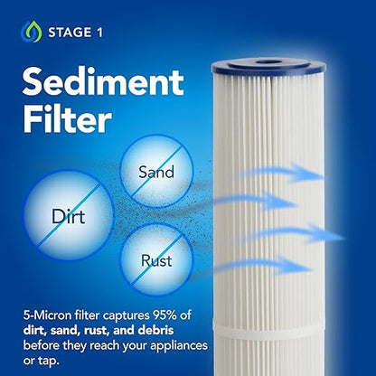 Kind Water Systems E-3000UV Whole House Salt-Free Water Softener & Filter Combo with UV