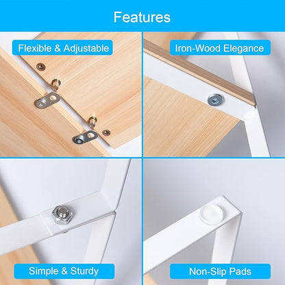 Golener Countertop Organizer Corner Shelf, 2 Tier Adjustable Stackable Corner Shelves for Kitchen, Bathroom, Spice Rack, Coffee Bar, Over Sink, Dresser Table, Corner Counter Shelf Stand, Natural Beige | Corner Shelves, for Kitchen, Bathroom, Spice Rack...
