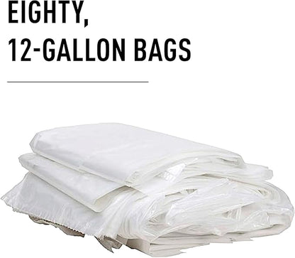 IDEAL Maintenance Bundle: AC0901H Gusseted Shredder Bags 40x14x48 Case 80 56-Gallon + High-Cling Lubricating Oil 6 Quart Bottles IDEACCED21/6H Compatible 2604, 3105, 4001 4003 4005, 4108